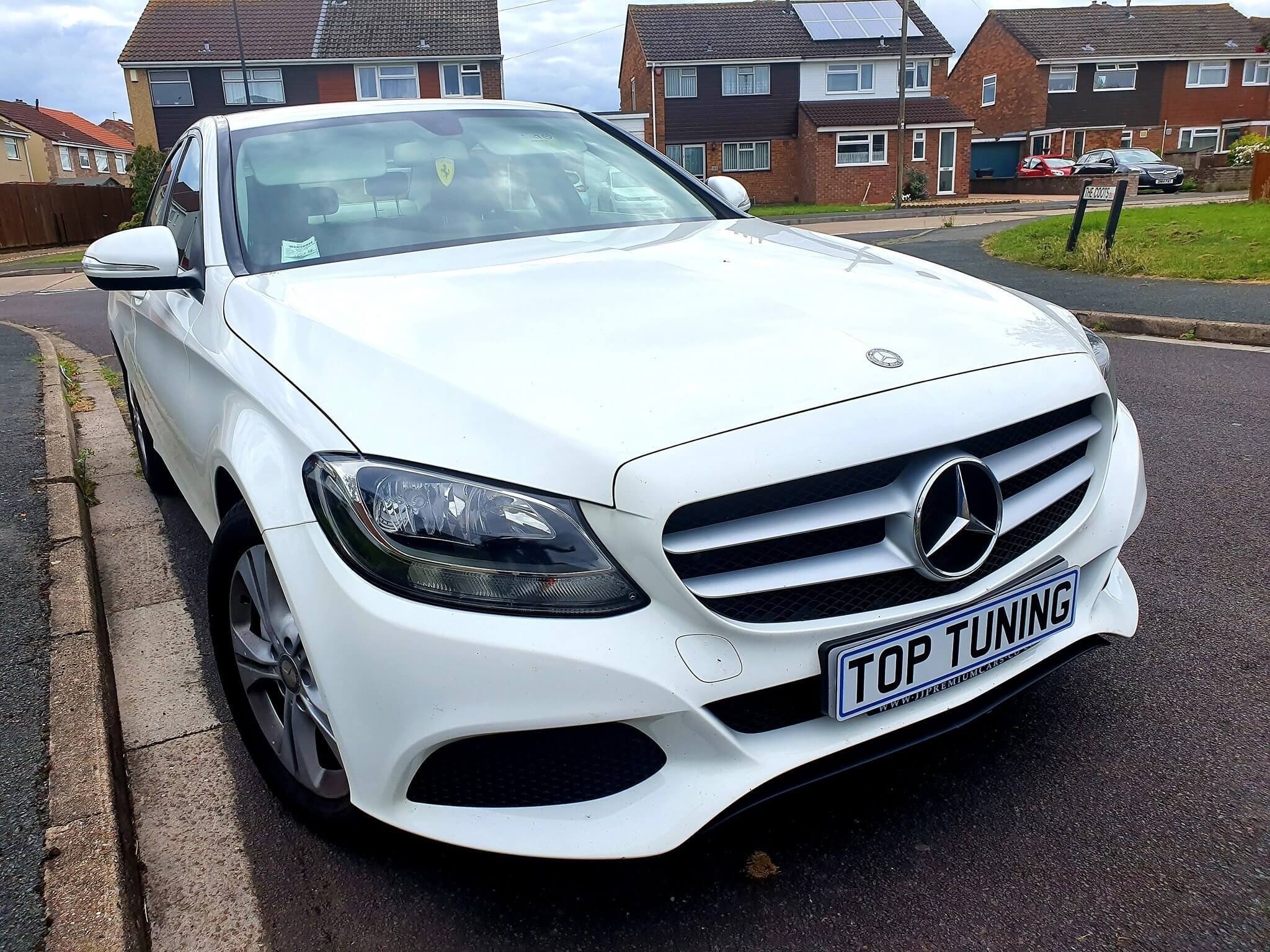 Top Tuning Number plate on Mercedes