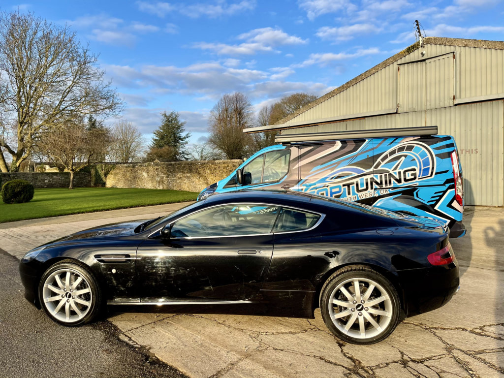 Aston Martin retune Aston Martin gettinhg ready for tuning